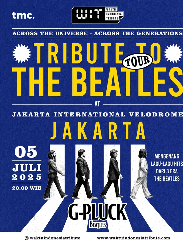 Tribute to The Beatles Menyapa di Jakarta 5 Juli 2025