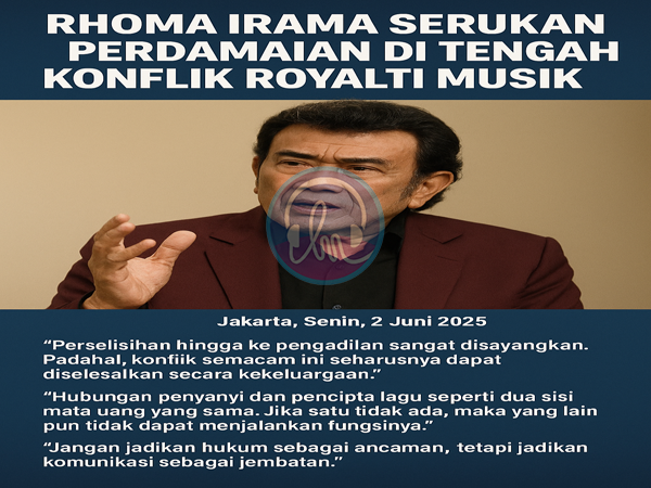 Rhoma Sesalkan Konflik Royalti