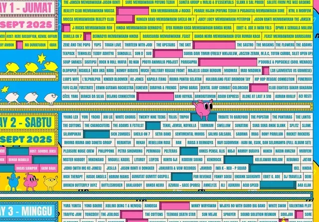 Info Lengkap Pestapora 2025 yang Dimeriahkan Sheila on 7, dari Jadwal Hingga Harga Tiket